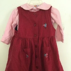 Toddler Girls' Jumper & Shirt Set McKids Size 4T